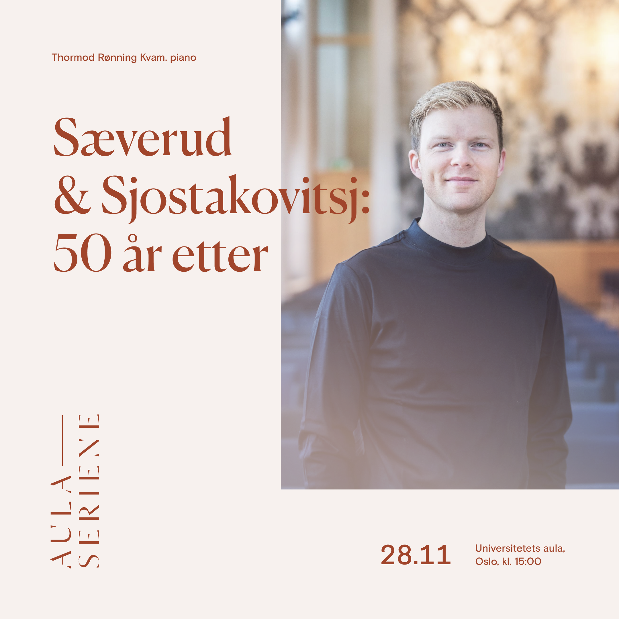 Event image Harmoniens kammerserie: Sæverud & Sjostakovitsj