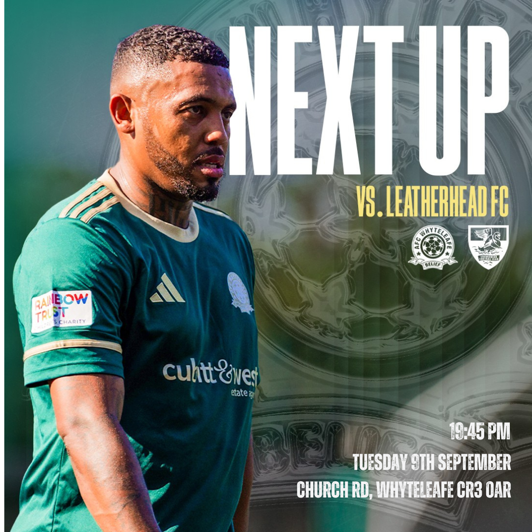 Event image 9th Sept 7.45pm Velocity Cup vs Leatherhead