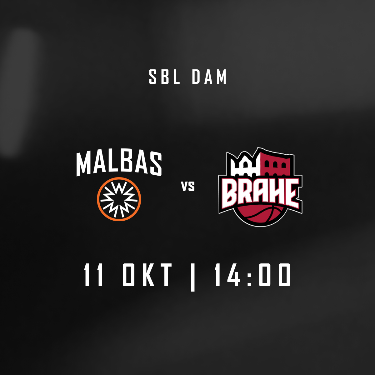 Event image Malbas Damer - Brahe Basket