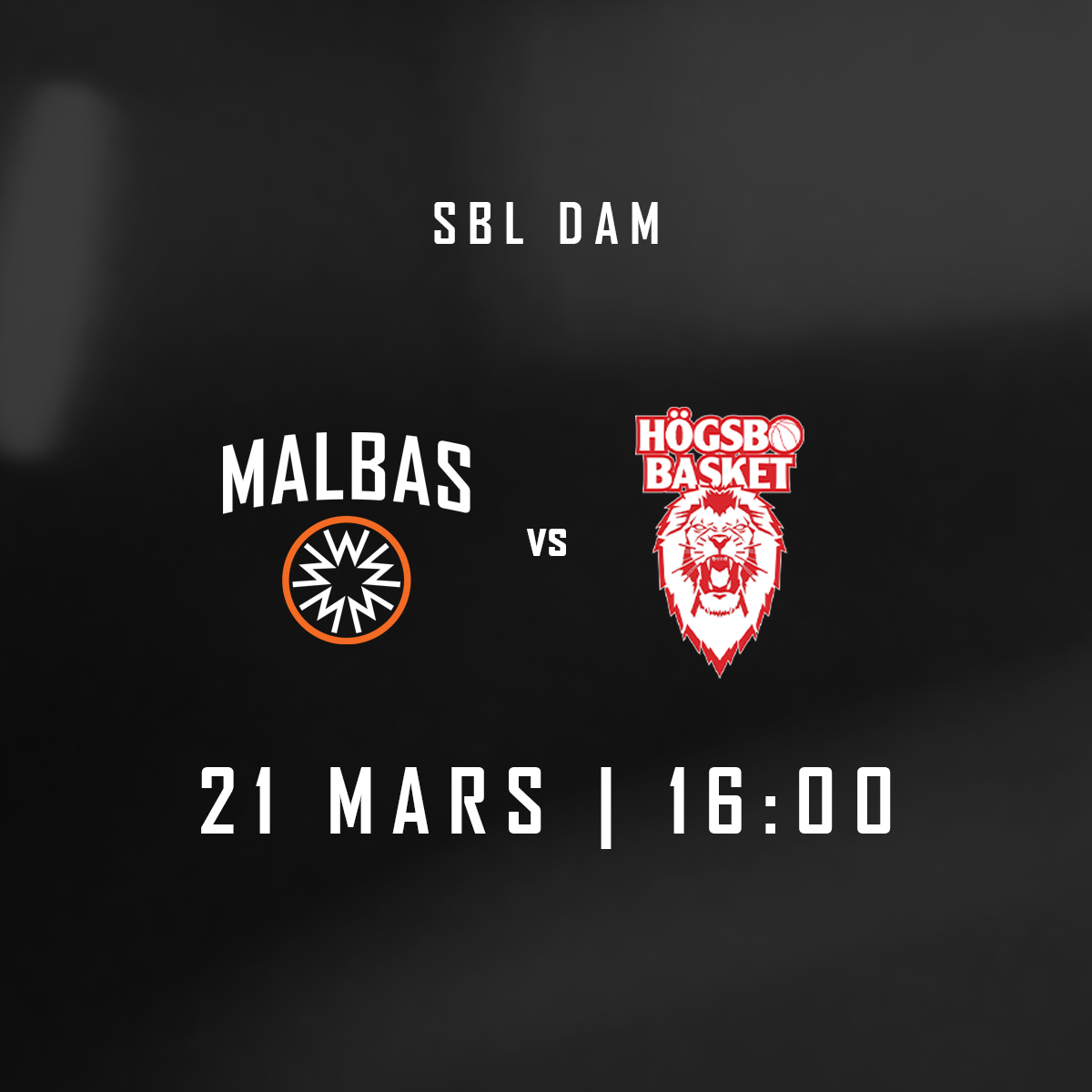 Event image Malbas Damer - Högsbo Basket