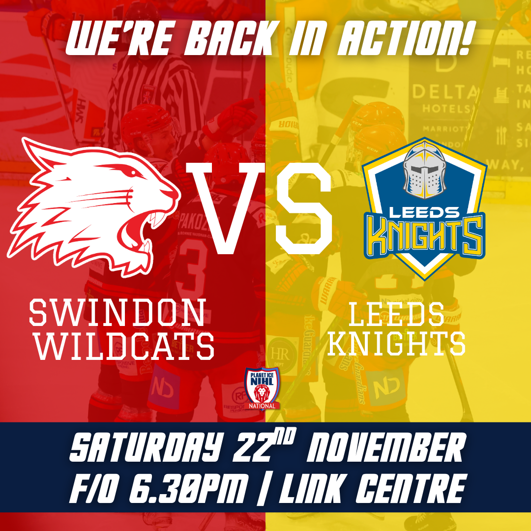 Event image GAME TICKETS - Swindon Wildcats v Leeds Knights F/O 18:30