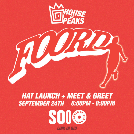 Event image CAITLIN FOORD X HOUSE OF PEAKS HAT LAUNCH, MEET & GREET!