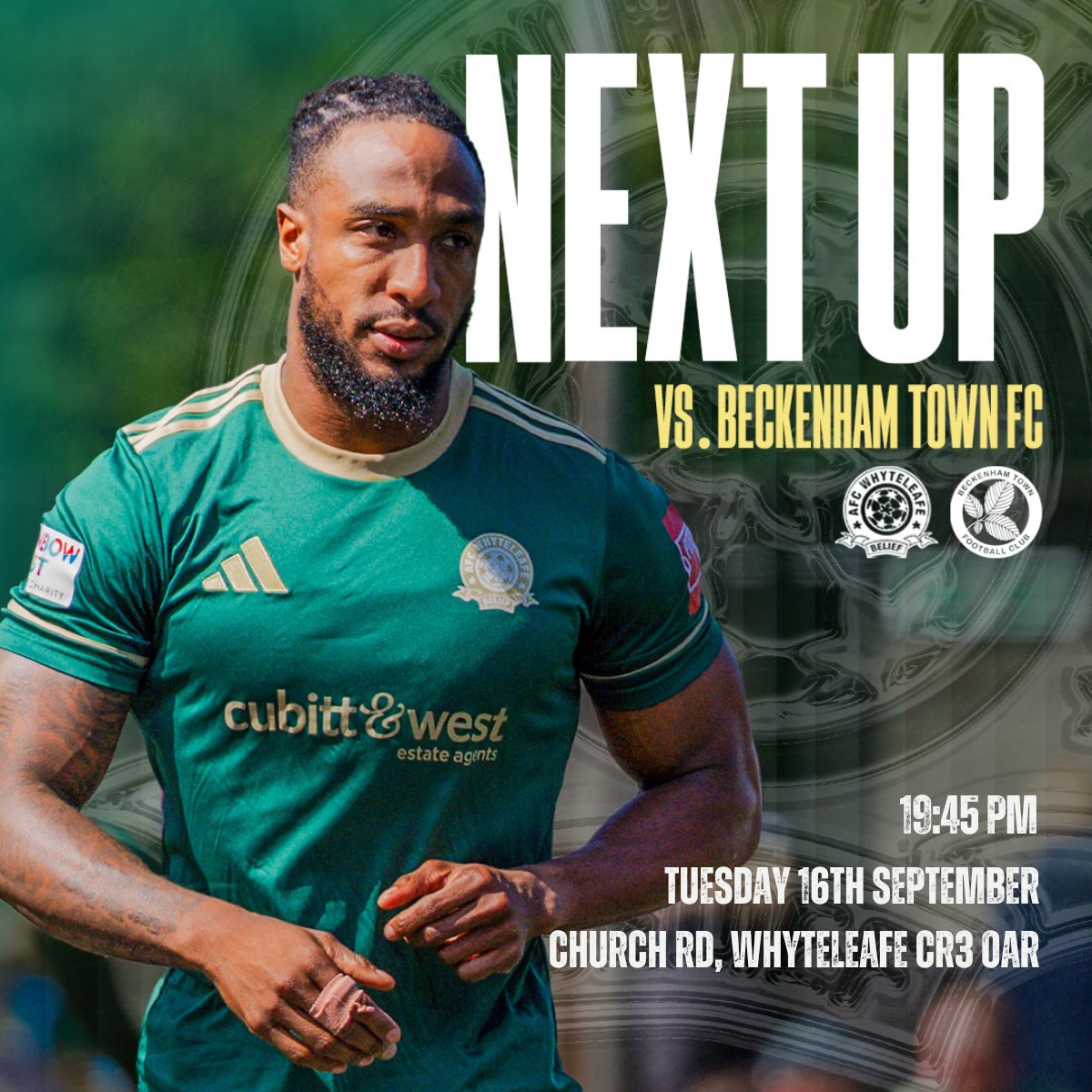 Event image 16th September vs. Beckenham Town FC
