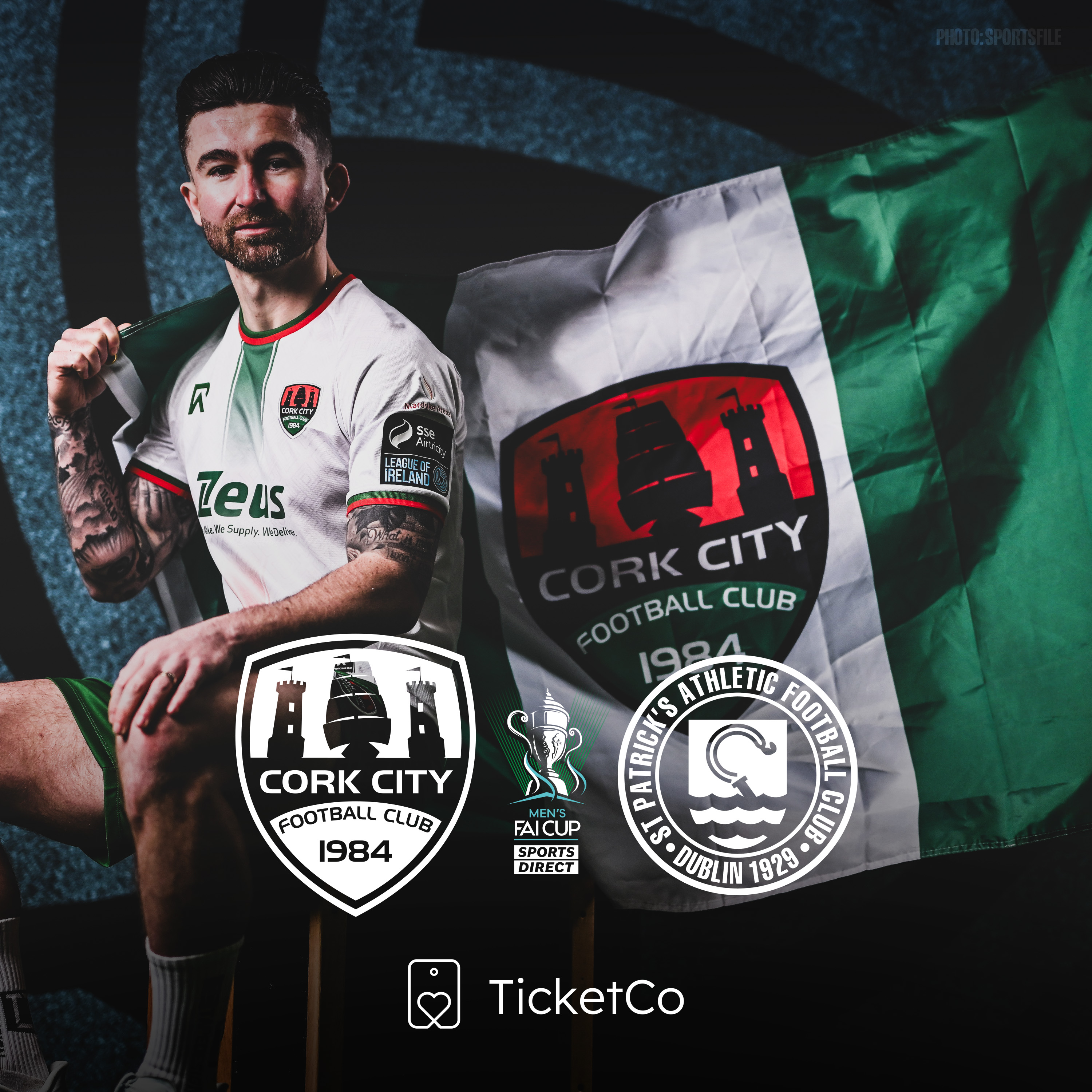 Event image FAI Cup: Cork City v St. Patrick's Athletic FC