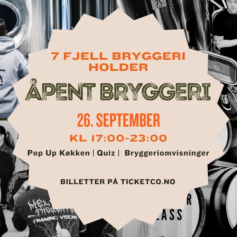 Event image Åpent Bryggeri 26. September