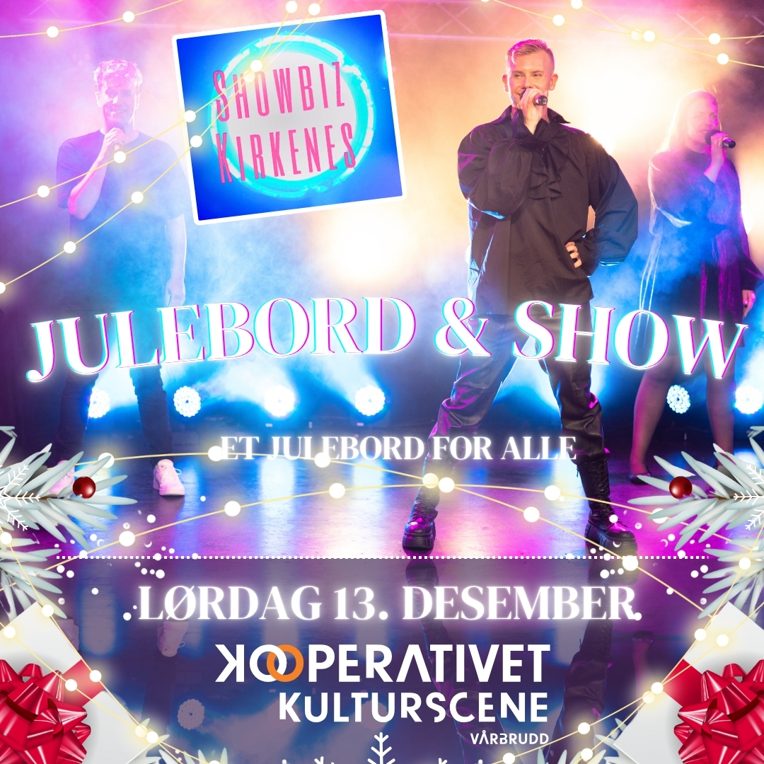 Event image Julebord 2025 Lørdag 13.Desember - Dinnershow og julebord for alle