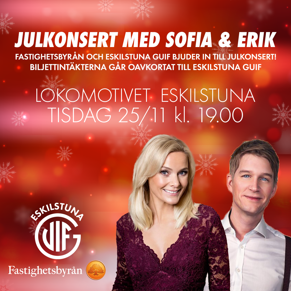 Event image Fastighetsbyråns julkonsert till förmån för Guif