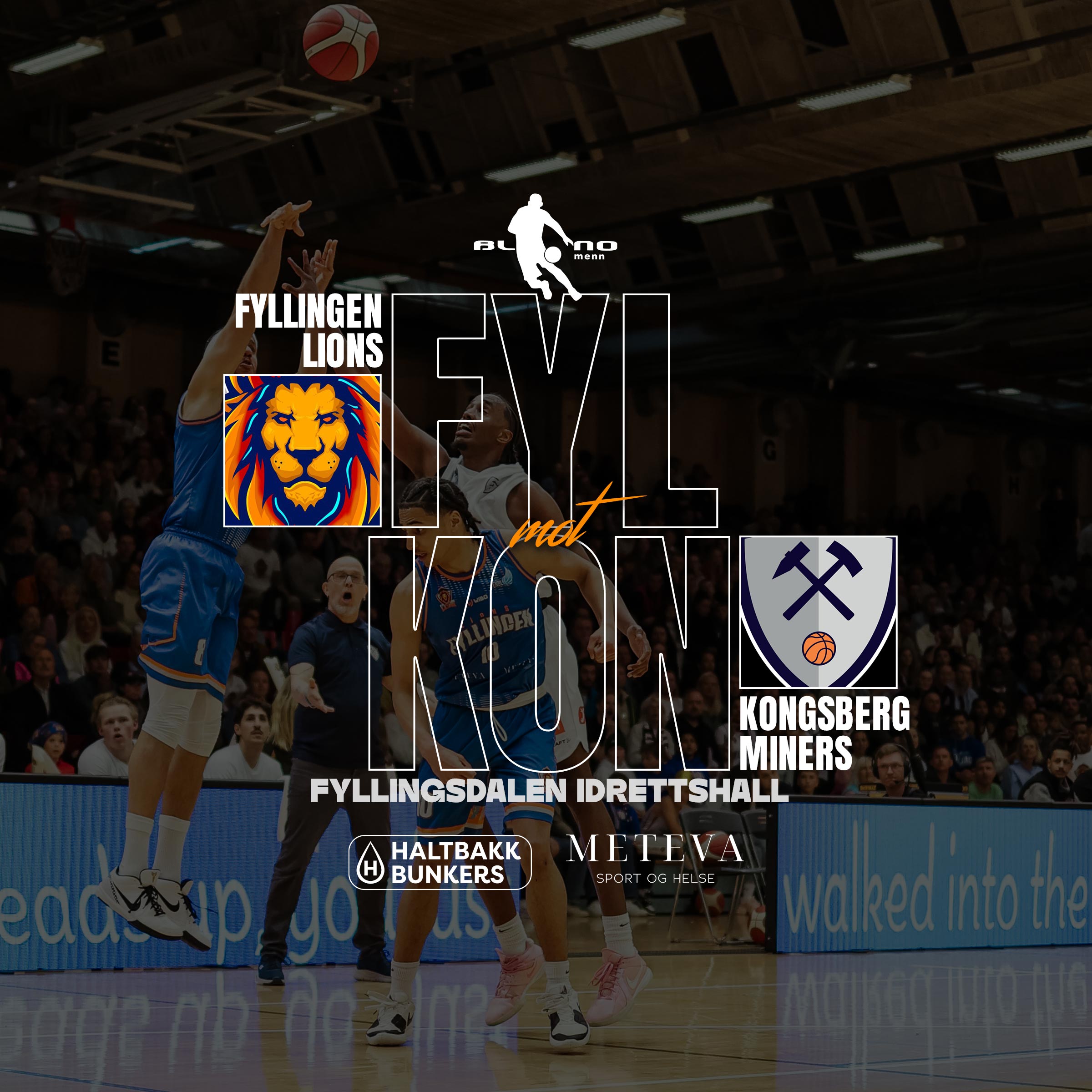 Event image Basketligaen: Fyllingen Lions - Kongsberg Miners