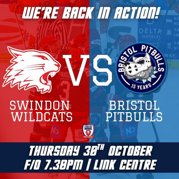 Event image LIVE STREAM - Swindon Wildcats v Bristol Pitbulls F/0 19:30