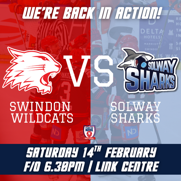 Event image LIVE STREAM - Swindon Wildcats v Solway Sharks F/0 18:30