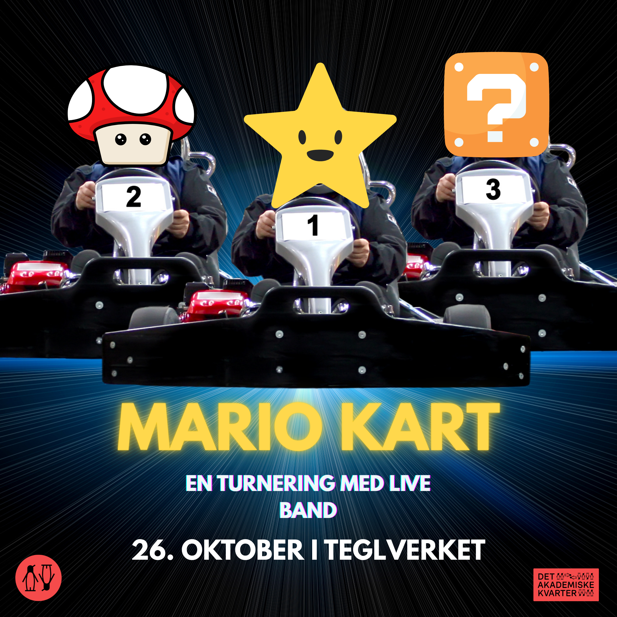 Event image Mario Kart - Turnering med live band!