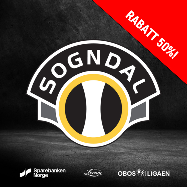 Event image Sesongkort Sogndal Fotball 2026