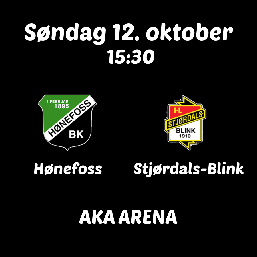 Event image Hønefoss - Stjørdals-Blink, PostNord-ligaen 2025