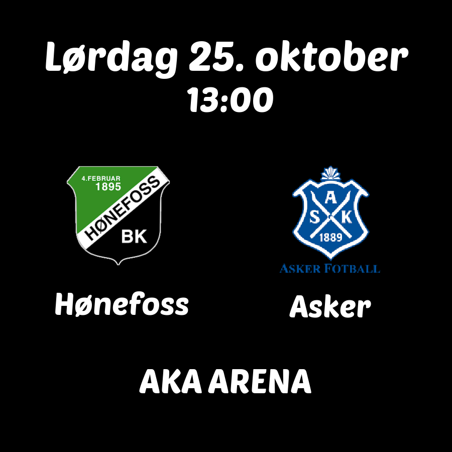 Event image Hønefoss - Asker, Sesongavslutning PostNord-ligaen 2025