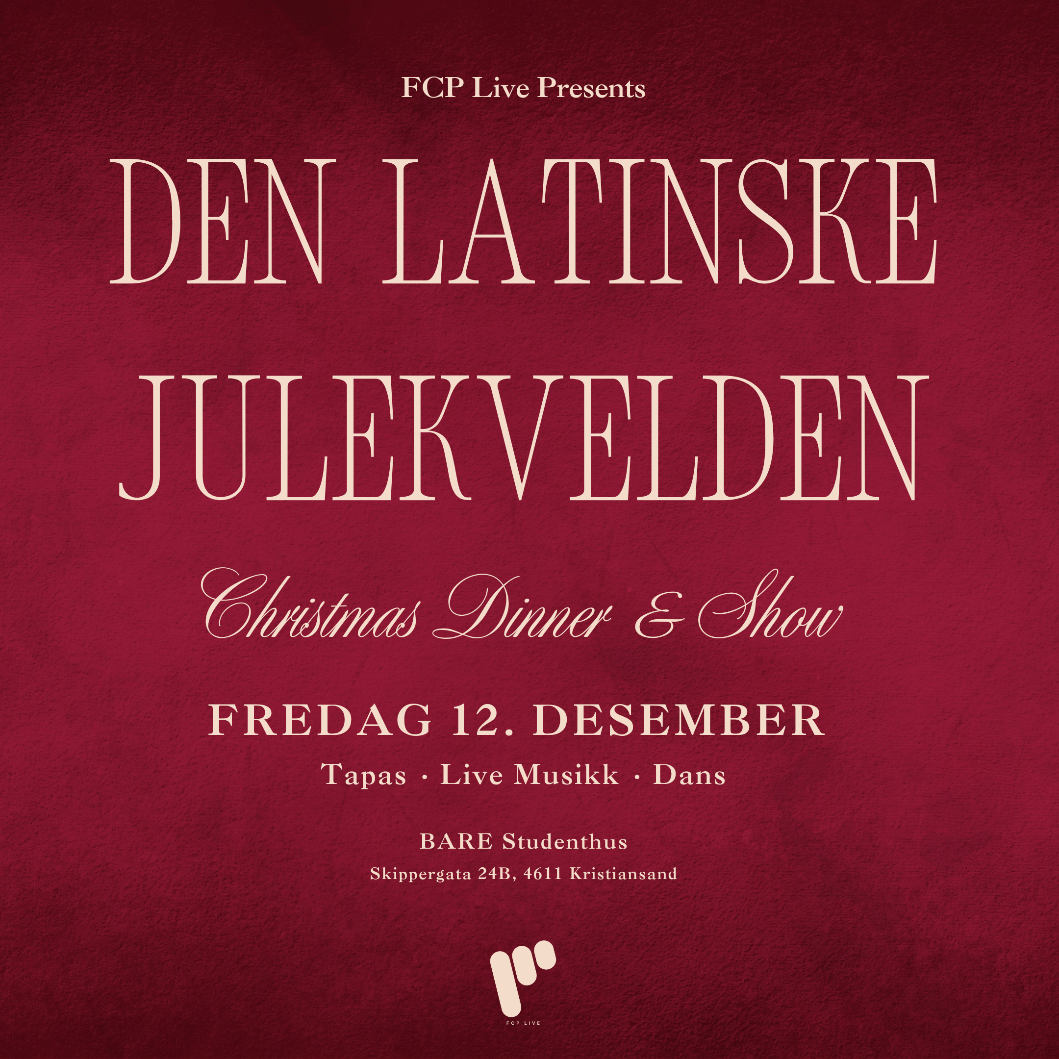 Event image Den Latinske Julekvelden – Christmas Dinner & Show