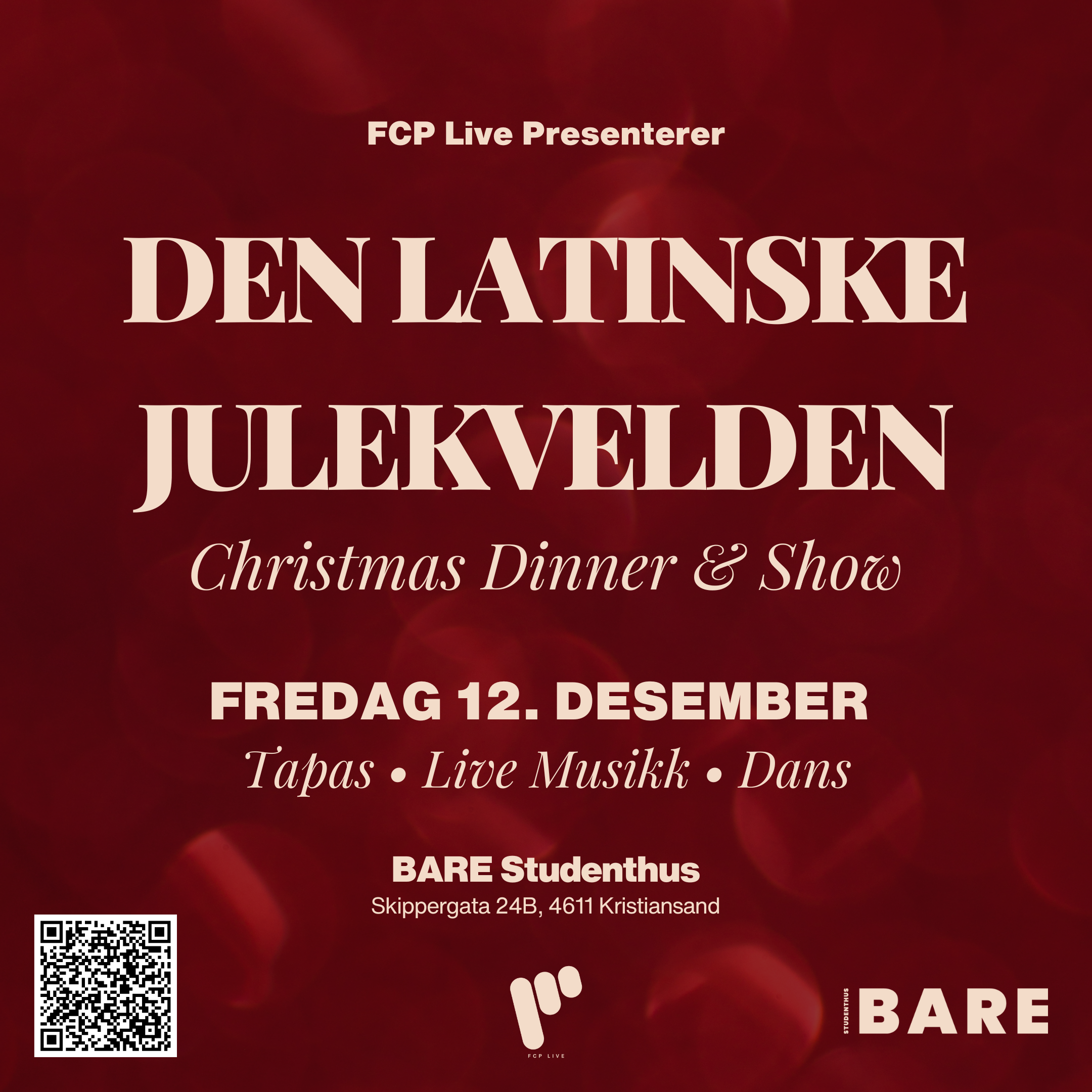 Event image Den Latinske Julekvelden – Christmas Dinner & Show