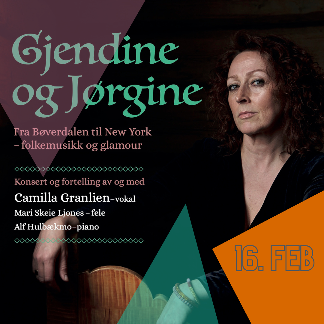 Event image Camilla Granlien: Gjendine og Jørgine - fra Bøverdalen til New York