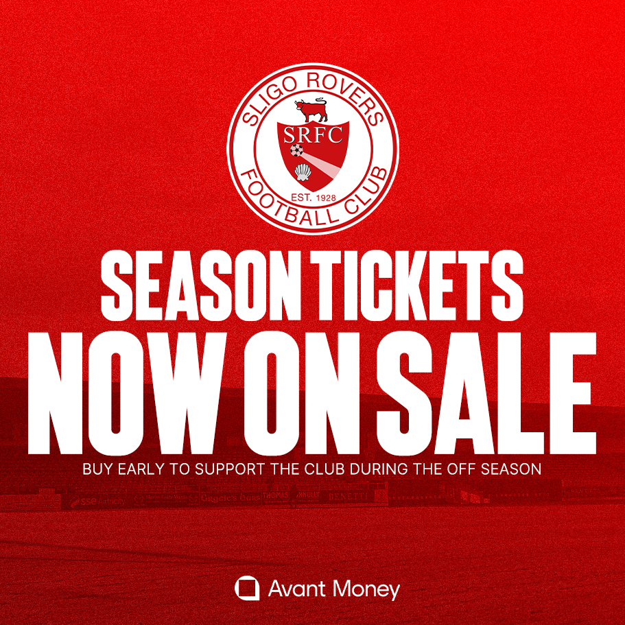 Event image 2026 Gold Sligo Rovers Season Tickets