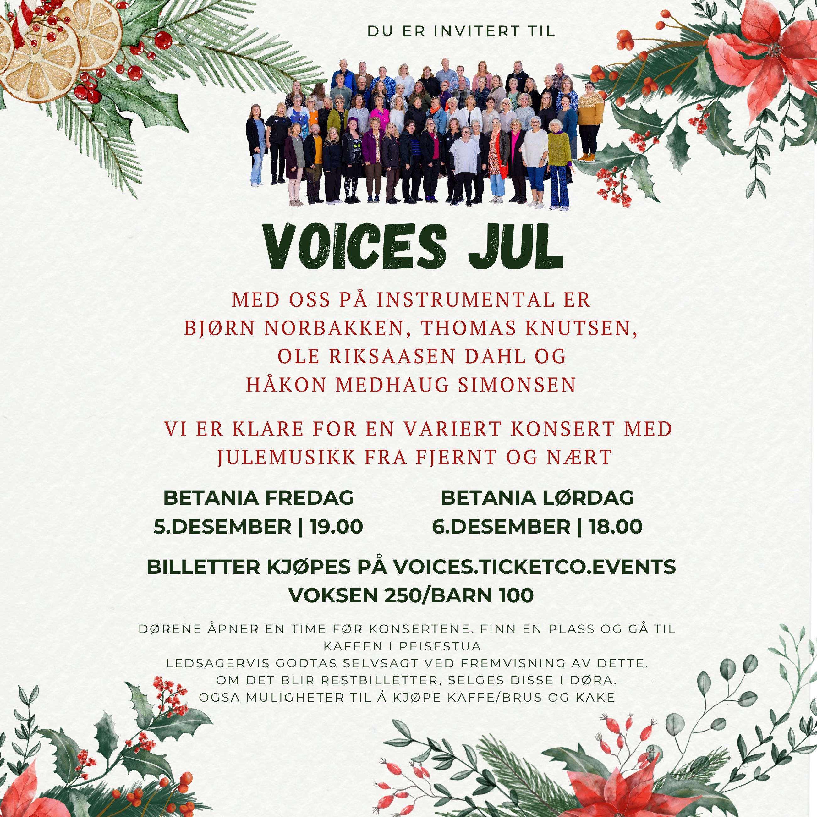 Event image Voices Jul Fredag