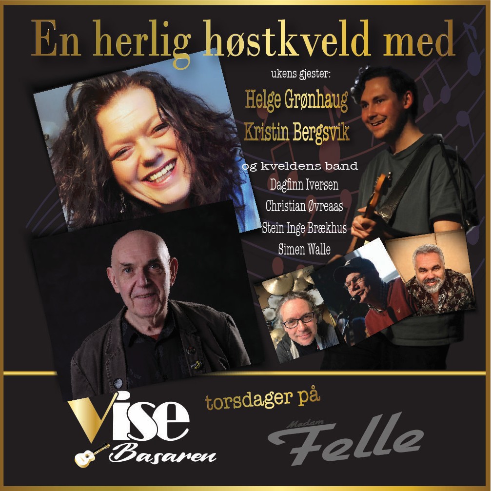 Event image Fra Hjertestrenger til Heftig Groove – Bergsvik & Grønhaug gjester husbandet!
