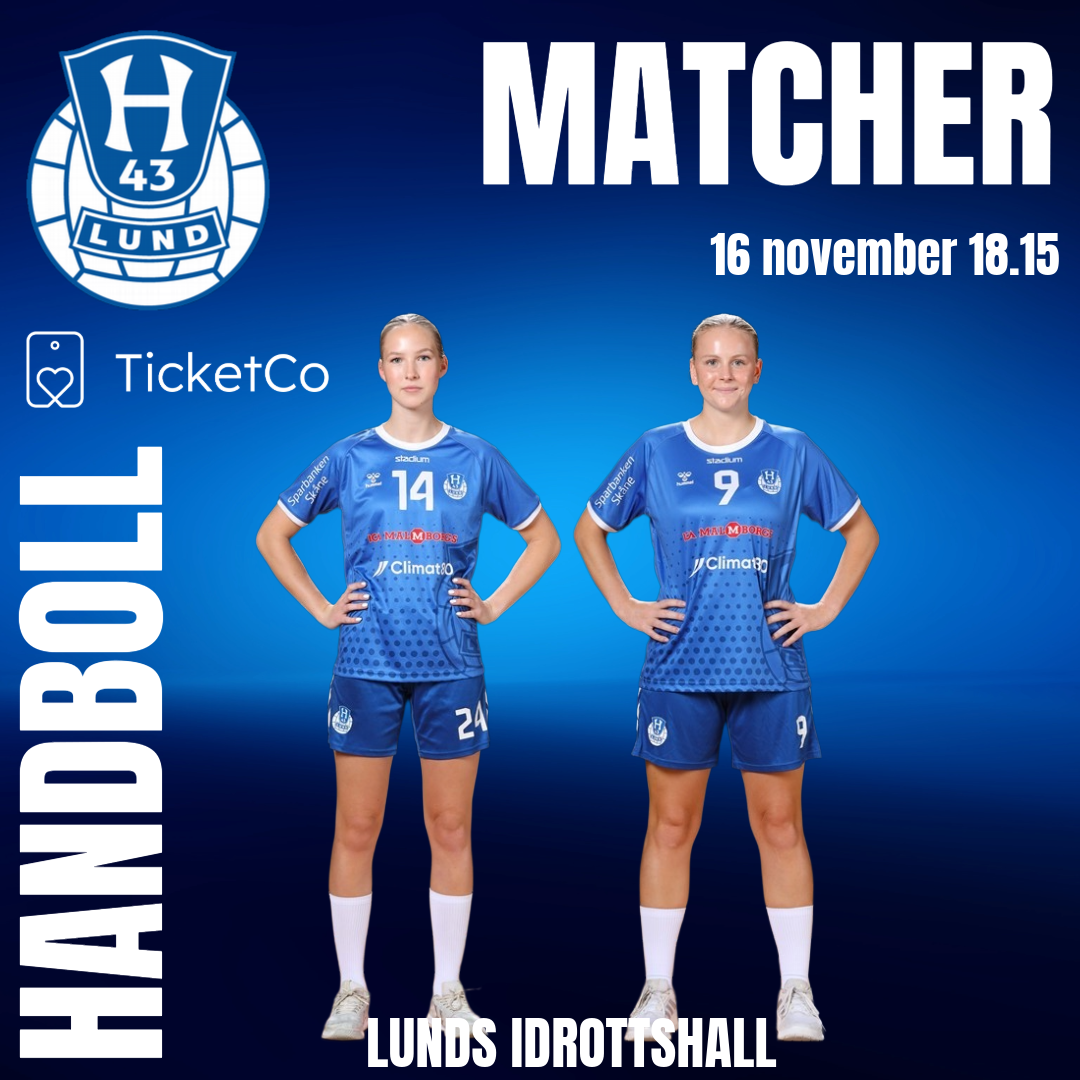 Event image H43 Lund HF - KvIK Sport