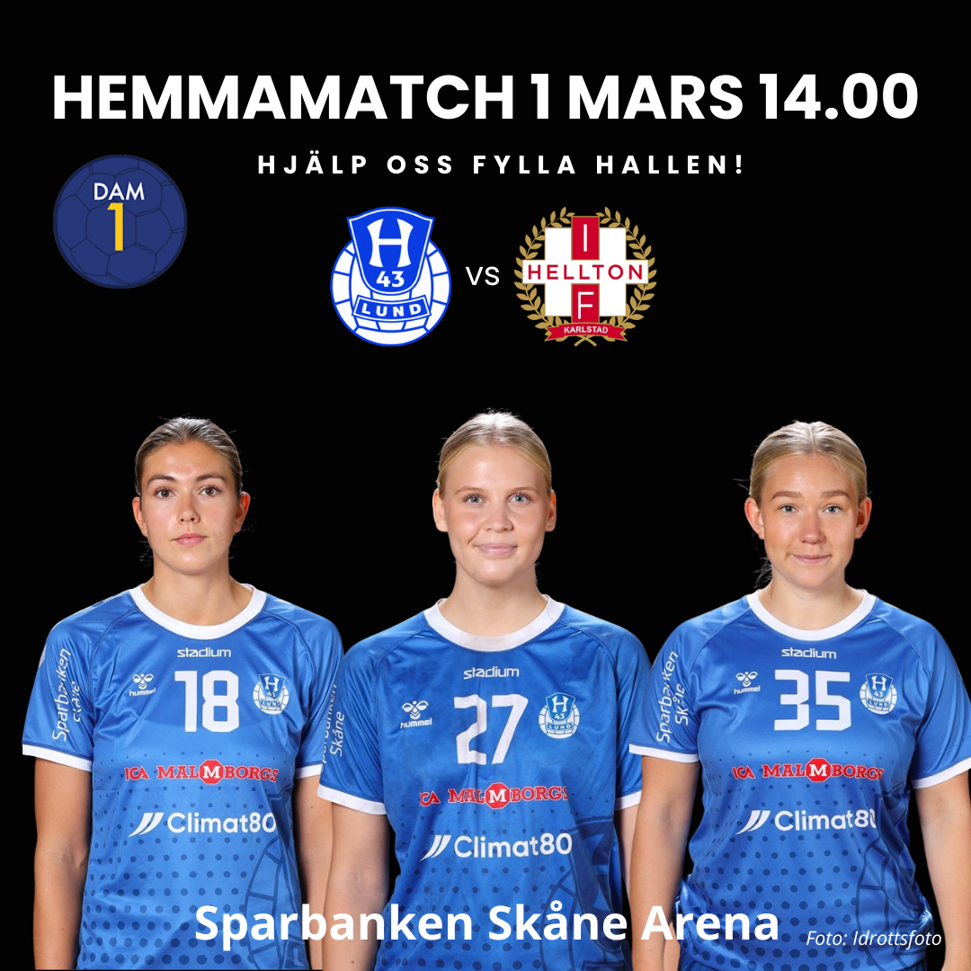 Event image H43 Lund HF - IF Hellton Karlstad