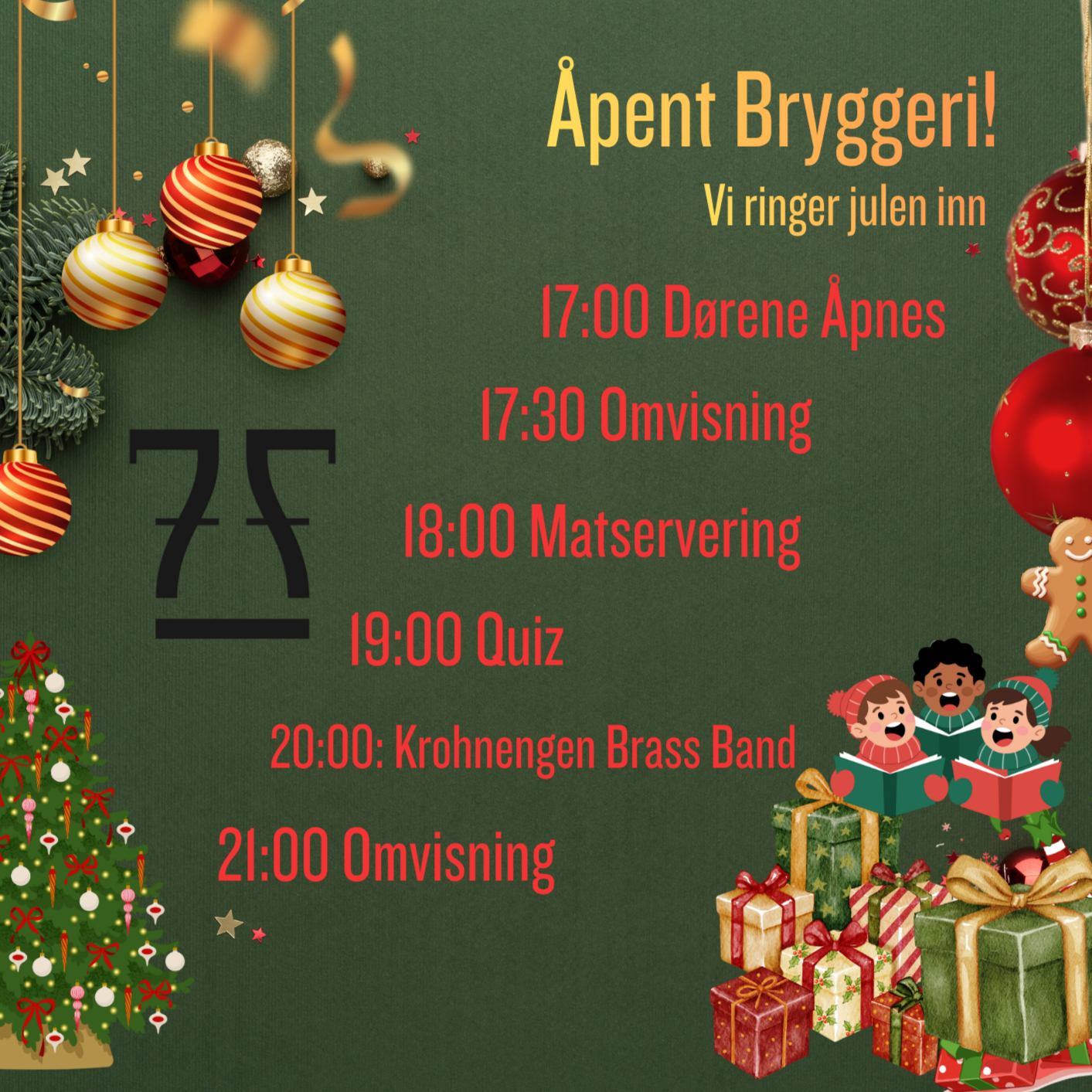 Event image Åpent Bryggeri November, Julen Ringes inn. 