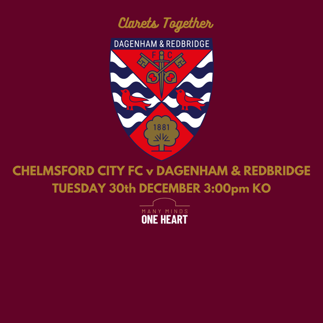 Event image AWAY Tickets Chelmsford City v Dagenham & Redbridge