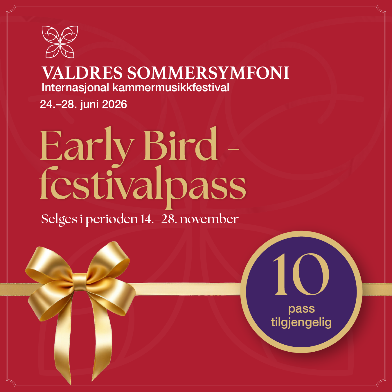 Event image Valdres sommersymfoni | Early Bird - Festivalpass 2026