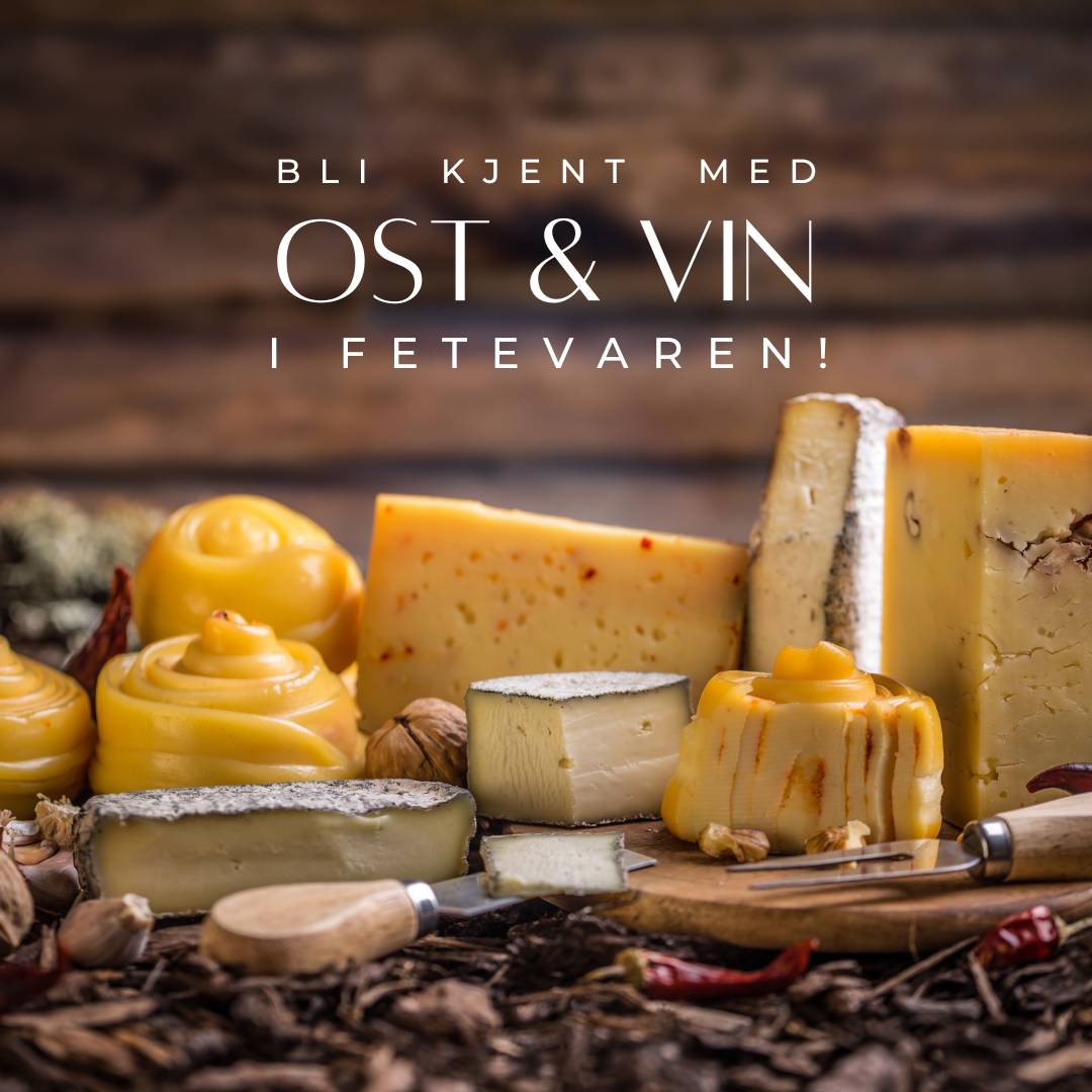 Event image Bli kjent med ost & vin i Fetevaren – 18. februar